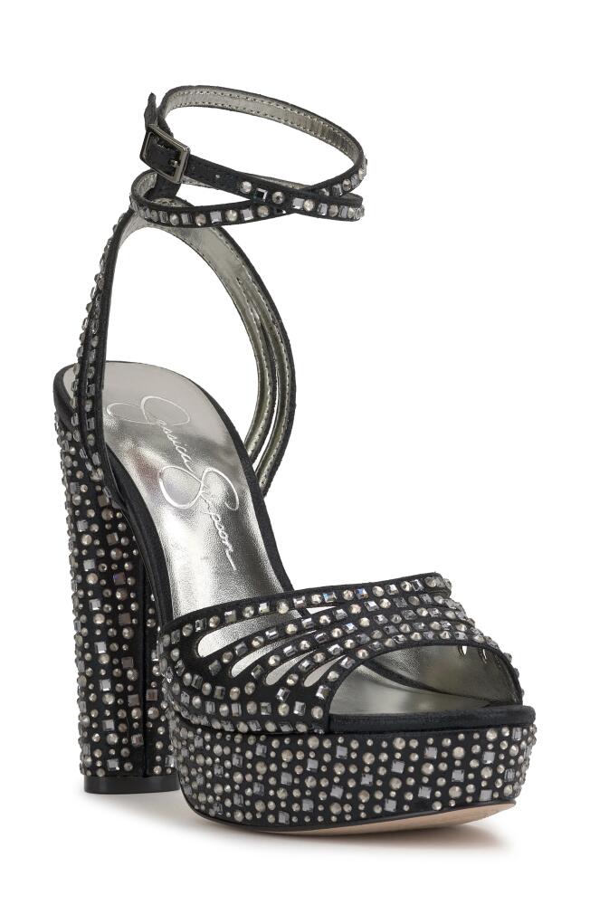 Jessica Simpson Iralin Ankle Strap Platform Sandal in Black Cover