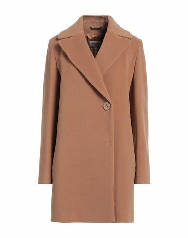 Cinzia Rocca Woman Coat Camel Wool, Polyamide, Cashmere Cover