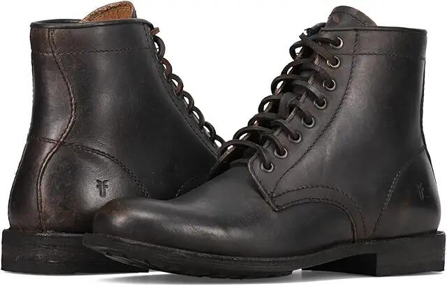 Frye Tyler Flex Lace Up (Black) Men's Boots Cover