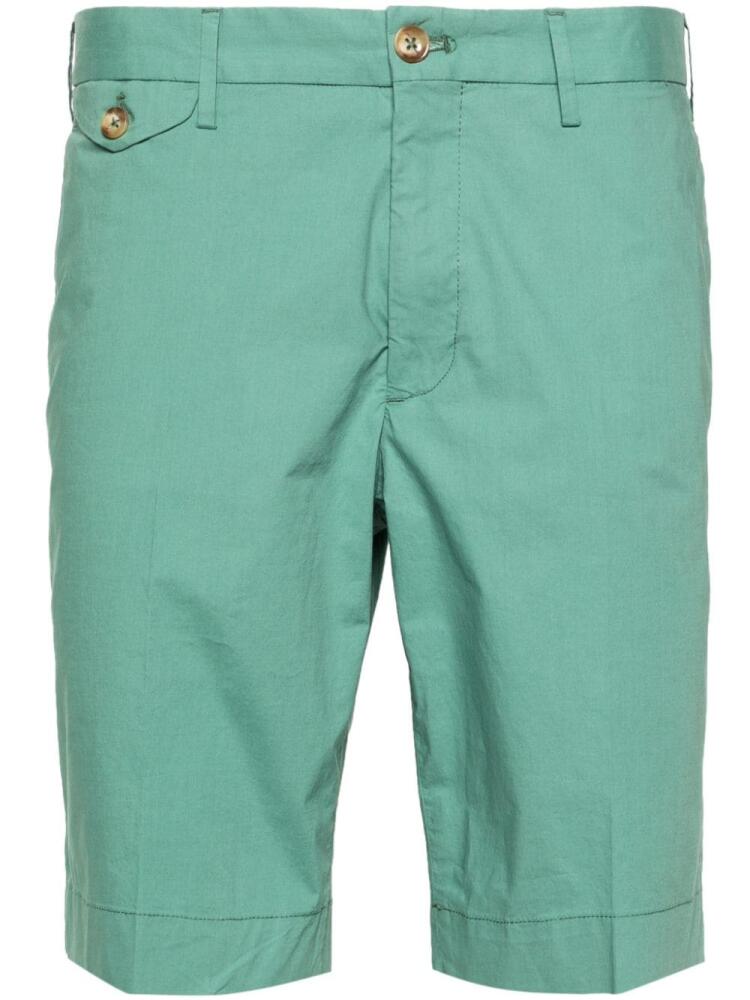 Incotex mid-rise chino shorts - Green Cover