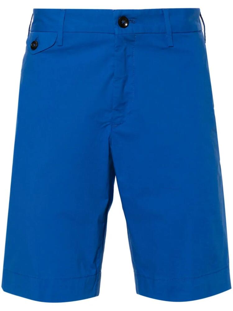 Incotex mid-rise chino shorts - Blue Cover