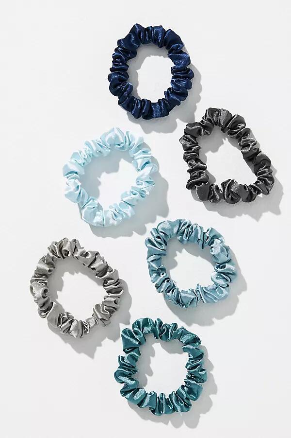 By Anthropologie Satin Hair Ties, Set of 6 Cover