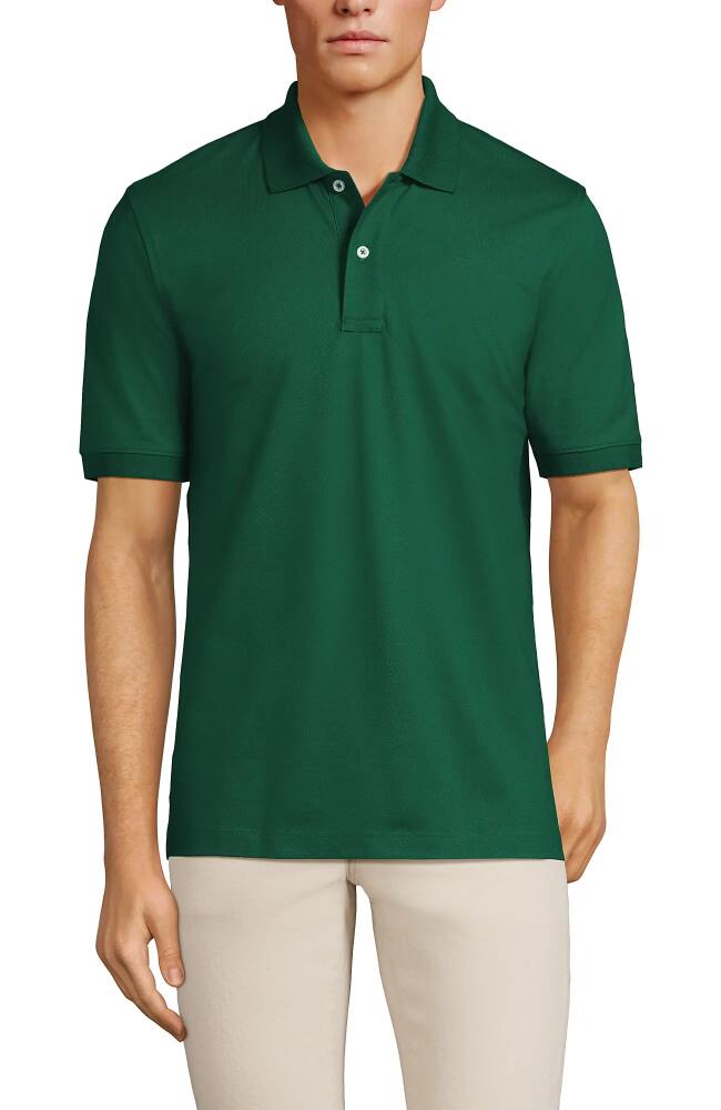 Lands' End Short Sleeve Comfort-First Mesh Polo Shirt in Bright Spruce Cover