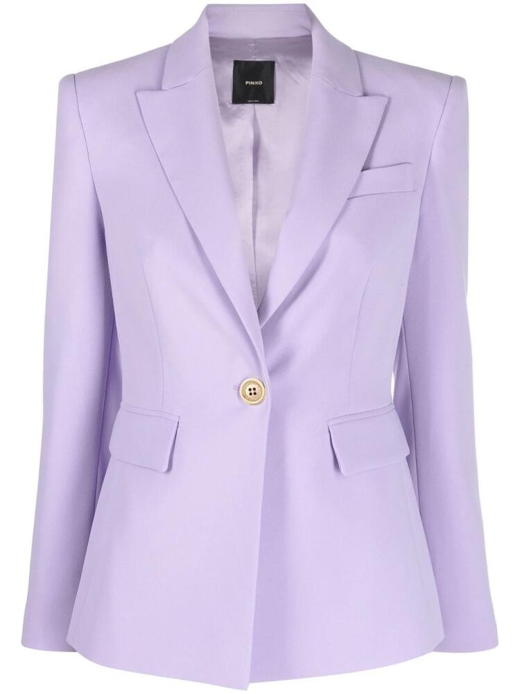 PINKO single-breasted blazer - Purple Cover