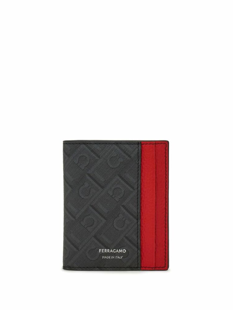 Ferragamo bi-fold leather cardholder - Black Cover