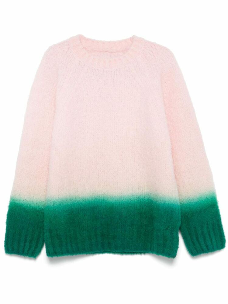 sacai ombré-effect sweater - Pink Cover