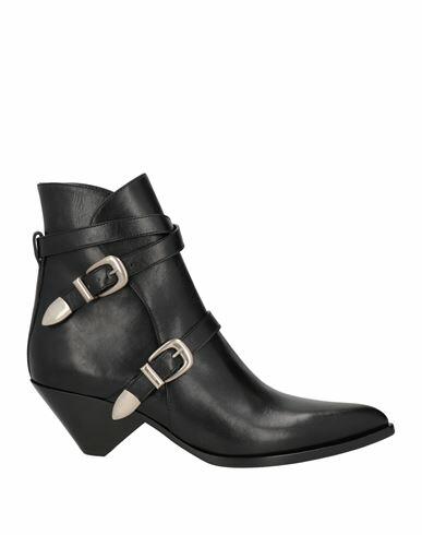 Celine Man Ankle boots Black Calfskin Cover