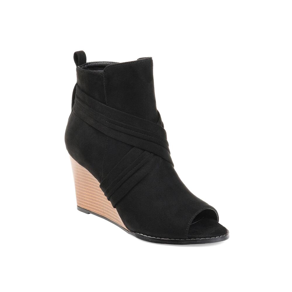 Journee Collection Sabeena Wedge Bootie | Women's | Black Cover