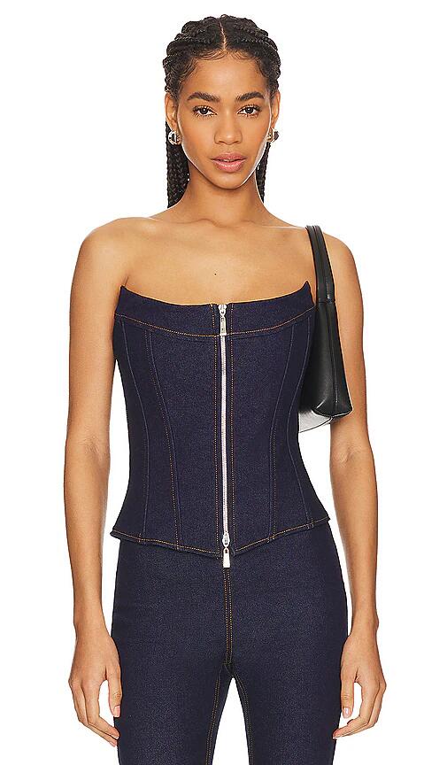 EB Denim Claire Corset in Blue Cover