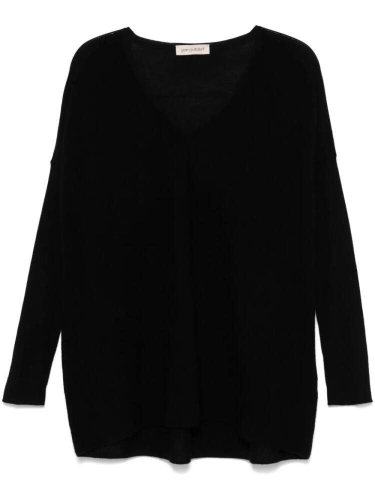 Gentry Portofino cashmere sweater - Black Cover