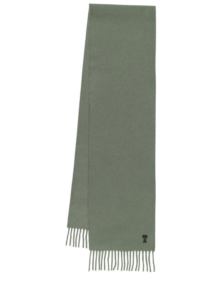 AMI PARIS Adc Wool Scarf Cover