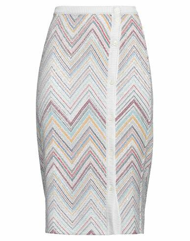 Missoni Woman Midi skirt White Polyamide, Cotton, Viscose Cover