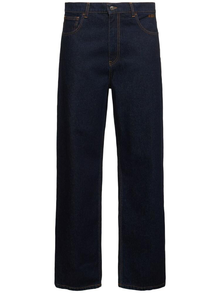 MSGM Dark Indigo Denim Jeans Cover