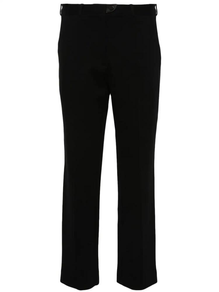 SANDRO raised-seam tapered trousers - Black Cover