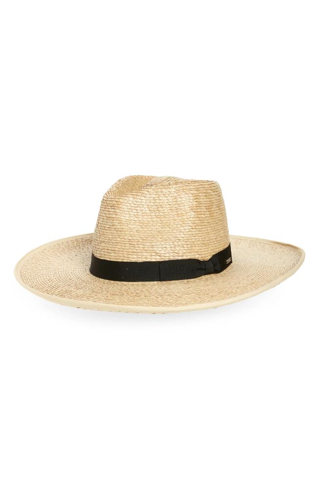 Brixton Jo Straw Rancher Hat in Natural/black Cover