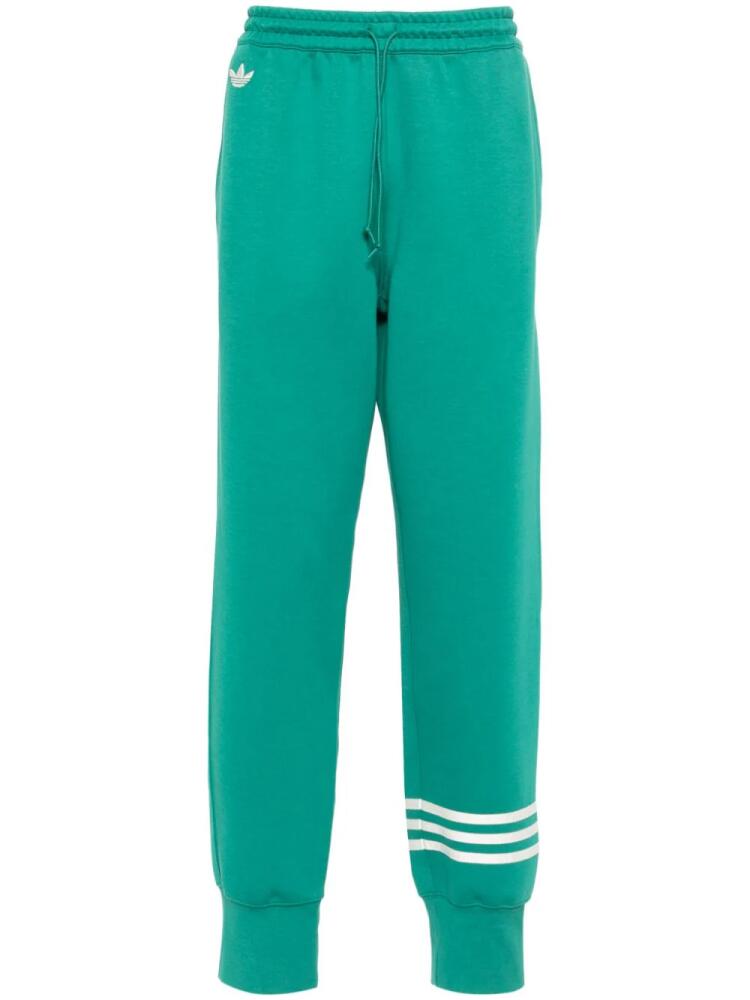 adidas 3-Stripes logo track pants - Green Cover