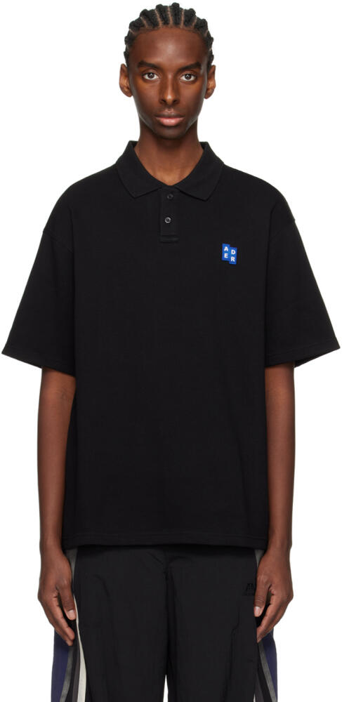 ADER error Black Significant Spread Collar Polo Cover