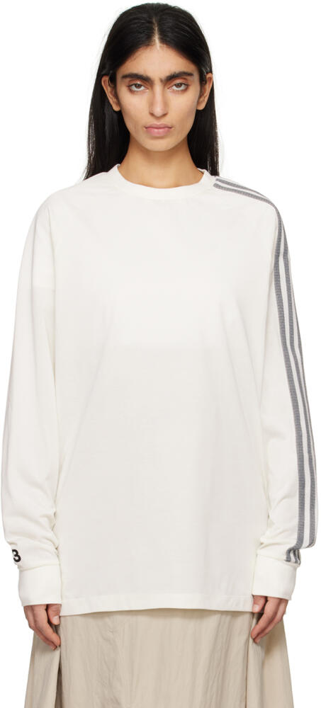 Y-3 Off-White 3-Stripes Long Sleeve T-Shirt Cover