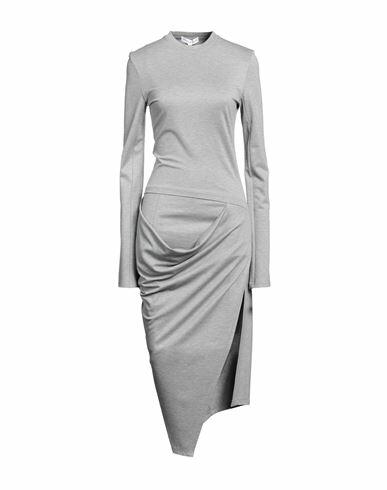 Jw Anderson Woman Midi dress Grey Viscose, Polyamide, Polyurethane Cover