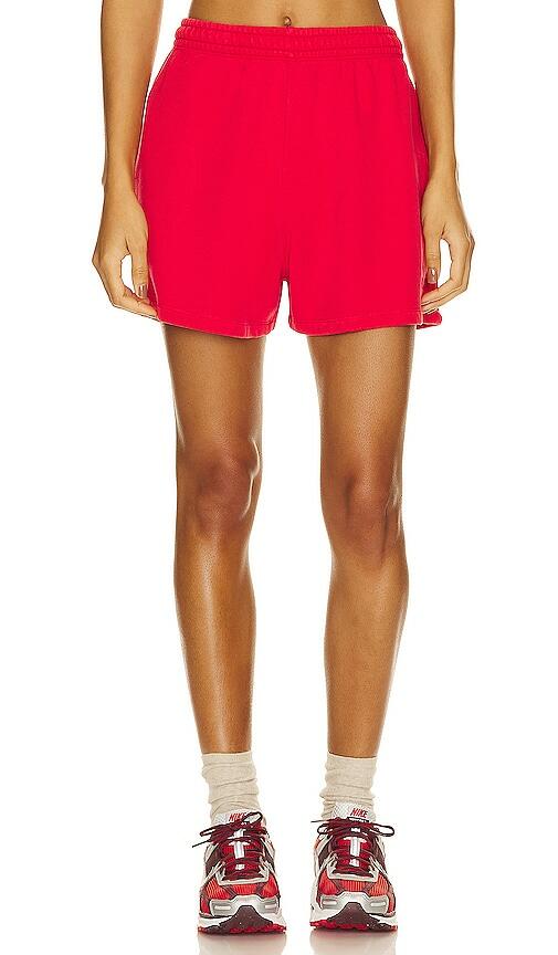 ROTATE Elasticated Short in Red Cover