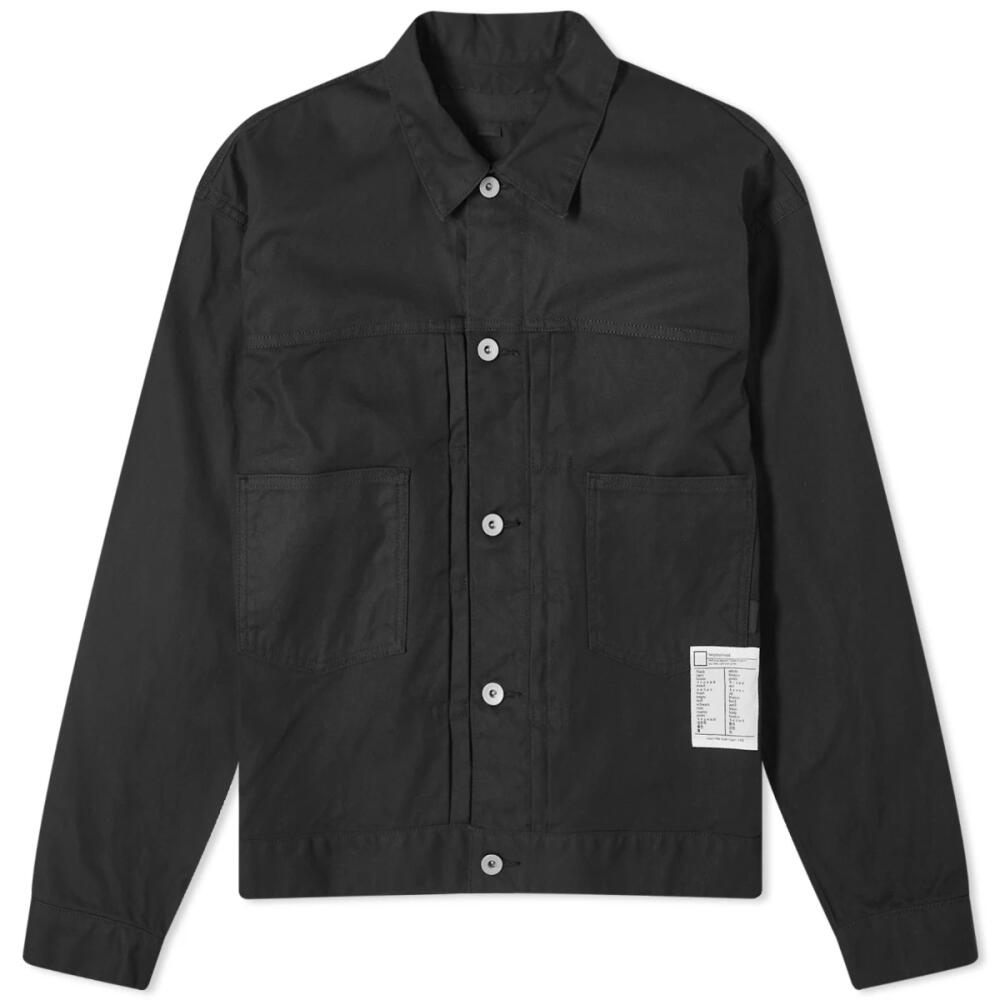 Neighborhood Men's BW Type 2 Denim Jacket in Black Cover