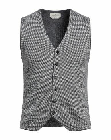 Brooksfield Man Cardigan Steel grey Polyacrylic, Wool, Viscose, Cashmere Cover