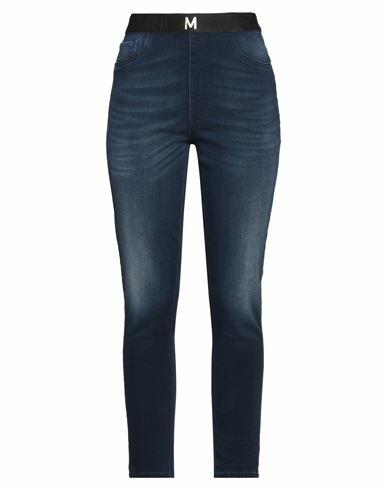 Angelo Marani Woman Jeans Blue Cotton, Polyester, Viscose, Elastane Cover