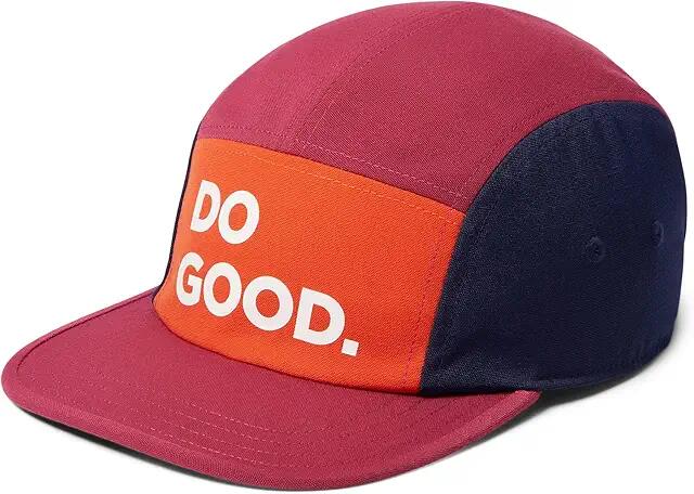 Cotopaxi Do Good 5-Panel Hat (Canyon/Raspberry) Caps Cover