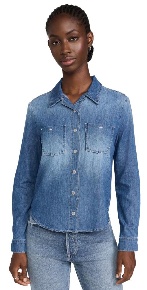 L'AGENCE Isla Denim Shirt Anvil Cover