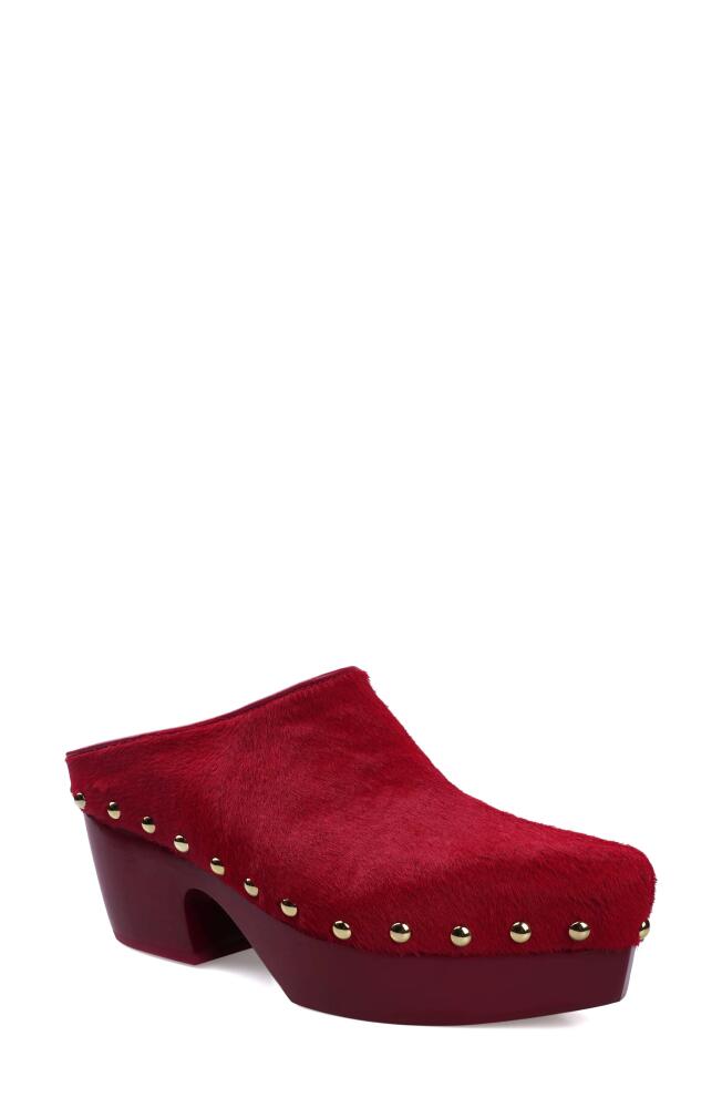 ZIGI Faustina Pointed Toe Platform Mule in Redlt Cover