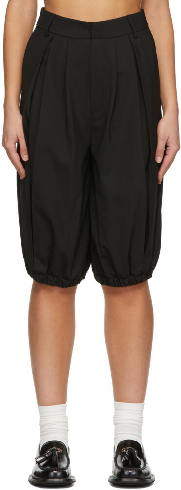 Trunk Project Black Wool Shorts Cover