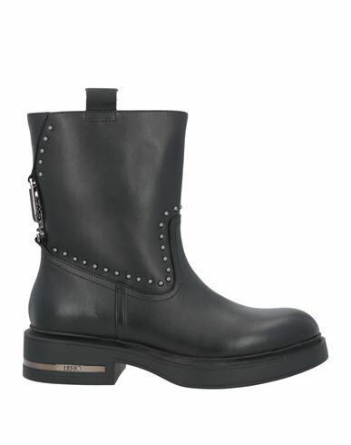 Liu ·jo Woman Ankle boots Black Calfskin Cover