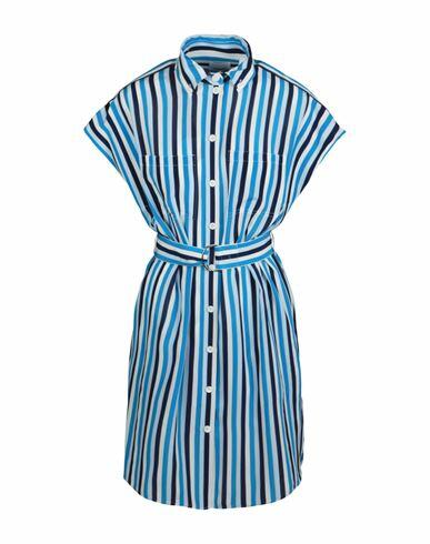 Burberry Nella Striped Shirt Dress Woman Midi dress Multicolored Silk Cover