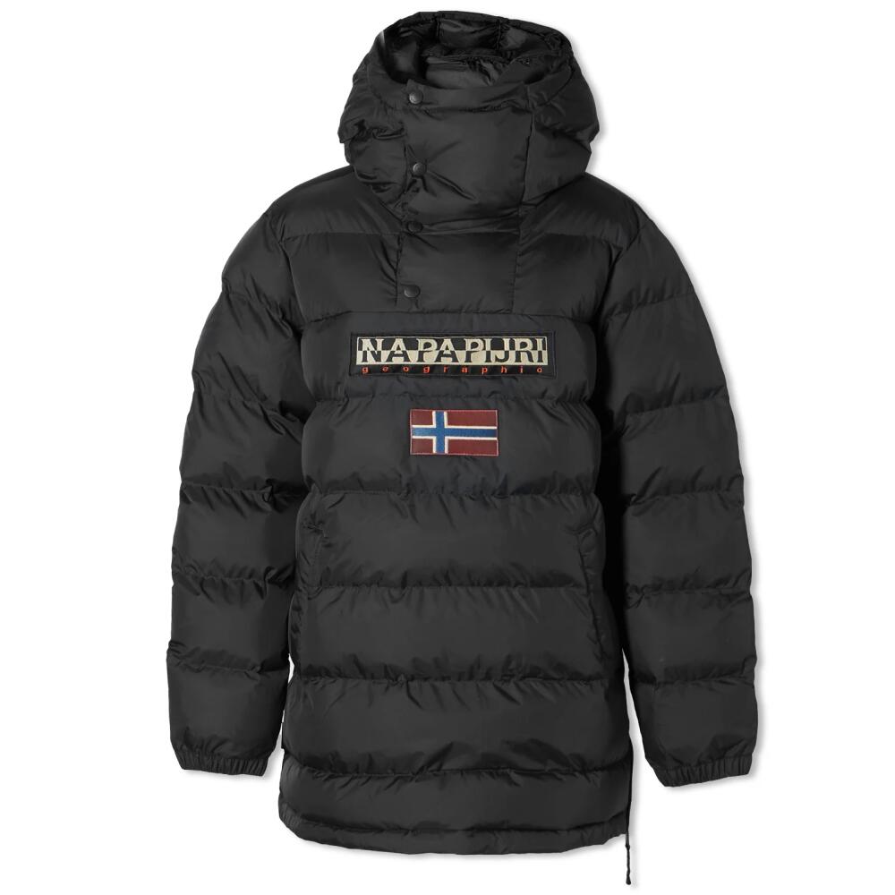 Napapijri Women's Northfarer Puffer Pullover Jacket in Black Cover