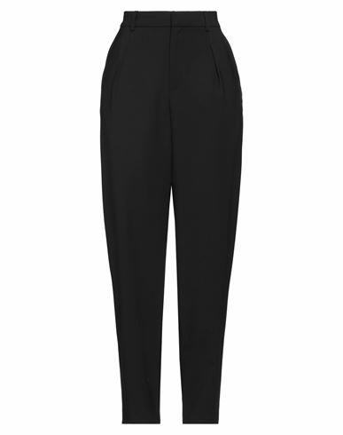 Ba & sh Woman Pants Black Polyester, Wool, Elastane Cover