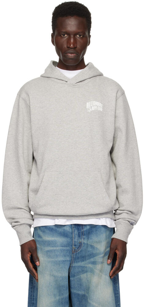 Billionaire Boys Club Gray Small Arch Logo Hoodie Cover