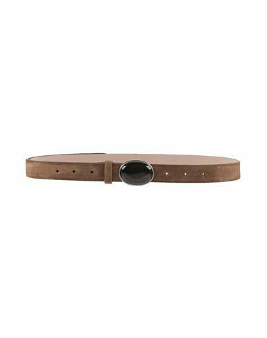 Brunello Cucinelli Woman Belt Khaki Soft Leather Cover