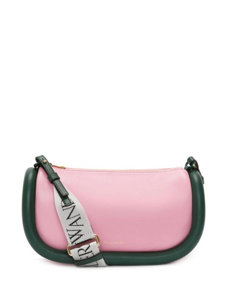 JW Anderson Bumper 15 leather crossbody bag - Pink Cover