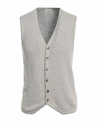 Brooksfield Man Cardigan Light grey Polyacrylic, Wool, Viscose, Cashmere Cover