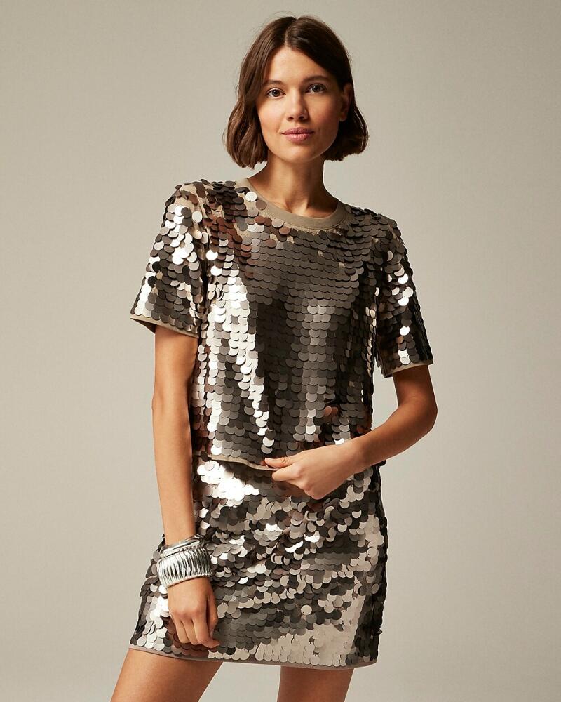 J.Crew Collection sequin-embellished T-shirt Cover