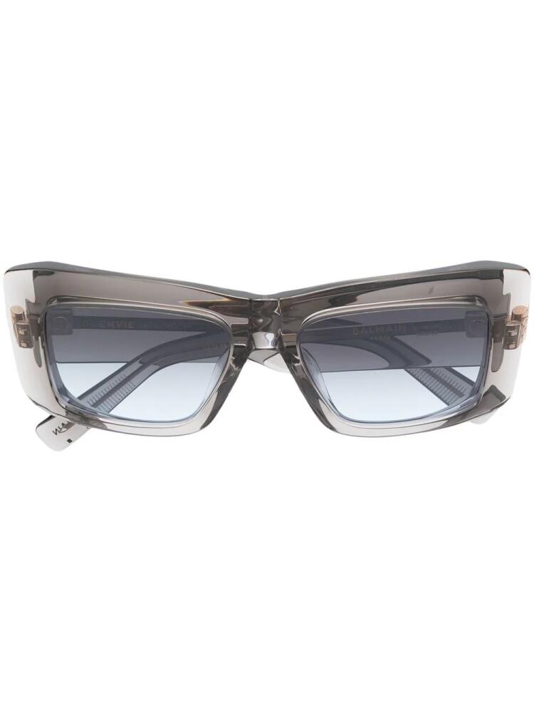 Balmain Eyewear B-ll oversize-frame sunglasses - Grey Cover