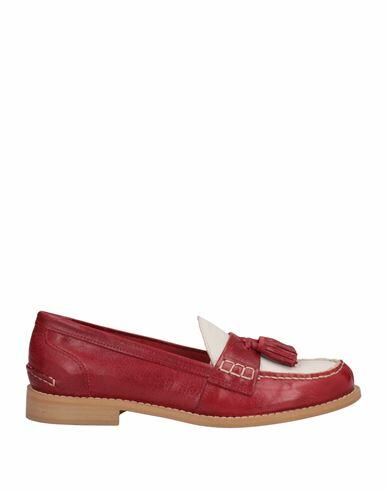 Divine Follie Woman Loafers Burgundy Soft Leather Cover