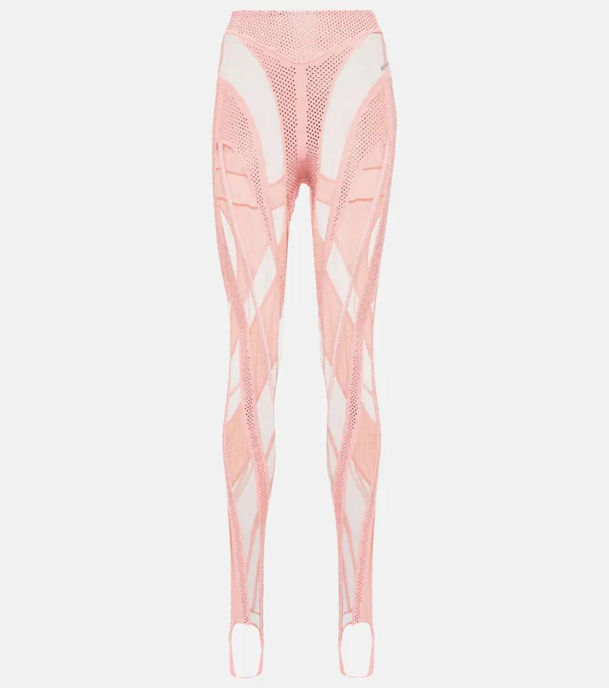 Mugler Paneled stirrup leggings Cover