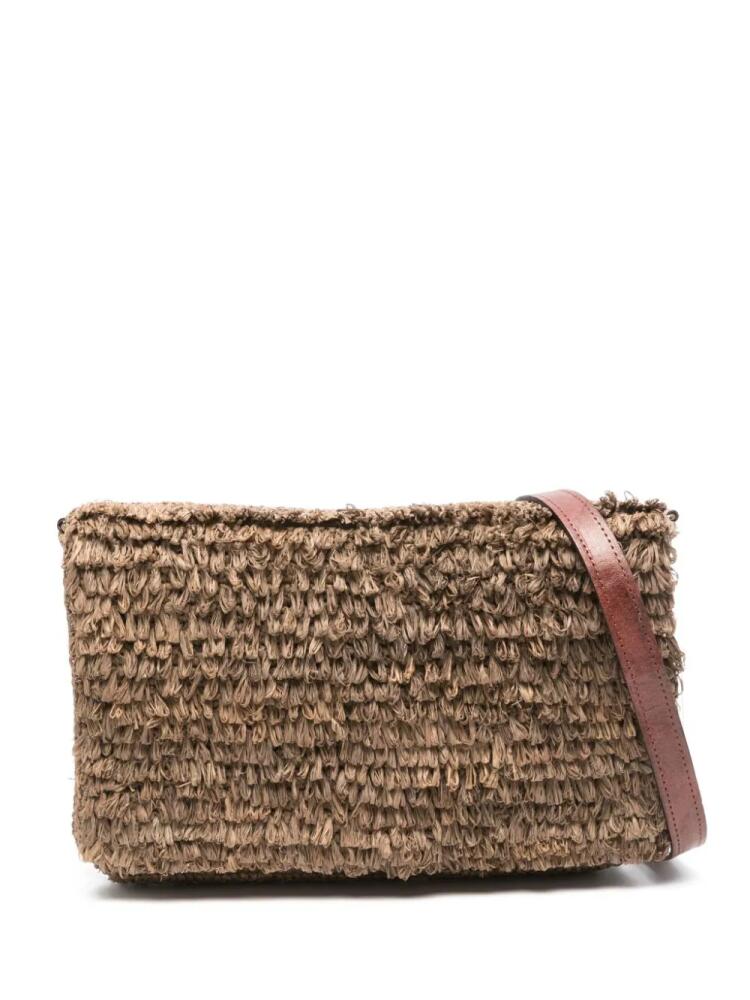 IBELIV Hafa raffia shoulder bag - Brown Cover