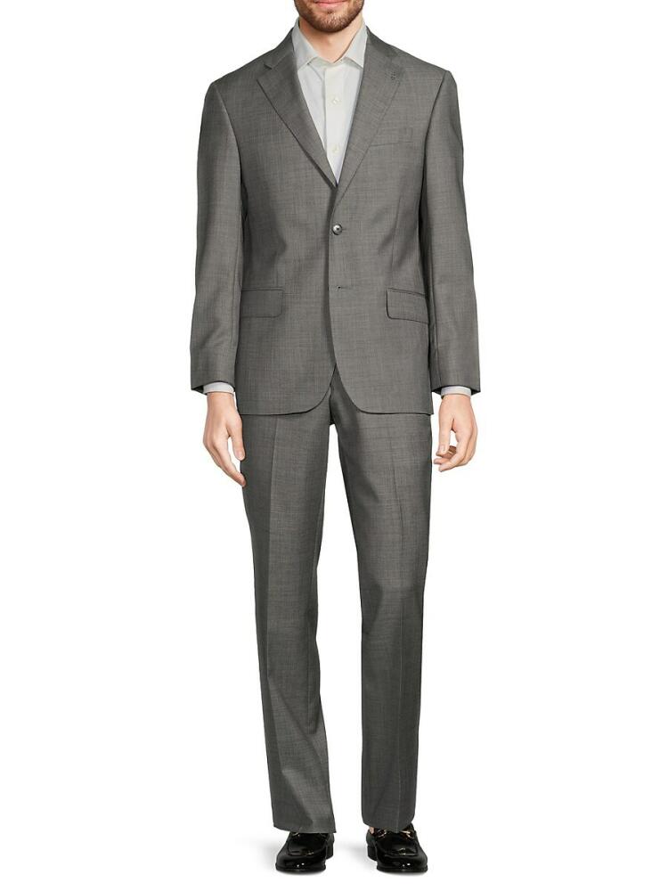 Scotch & Soda Men's Modern Fit Wool Suit - Ash Grey Cover