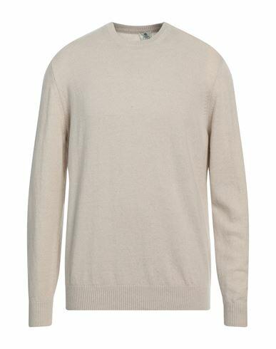 Luigi Borrelli Napoli Man Sweater Beige Virgin Wool, Cashmere Cover