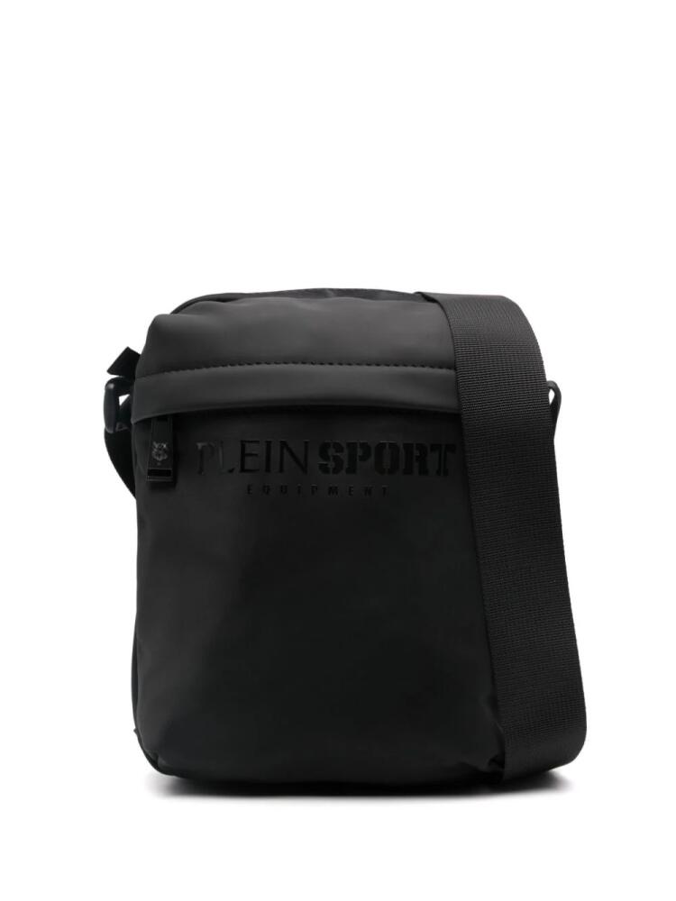 Plein Sport Manhattan logo-print messenger - Black Cover