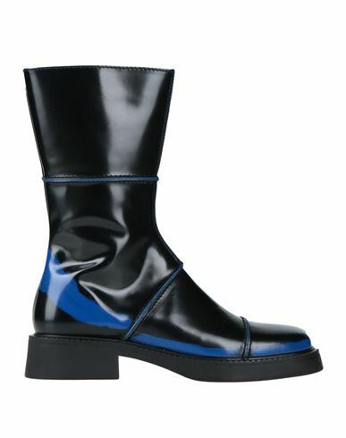 E8 By Miista Dahlia Black & blue Ankle Boots Woman Boot Black Calfskin Cover