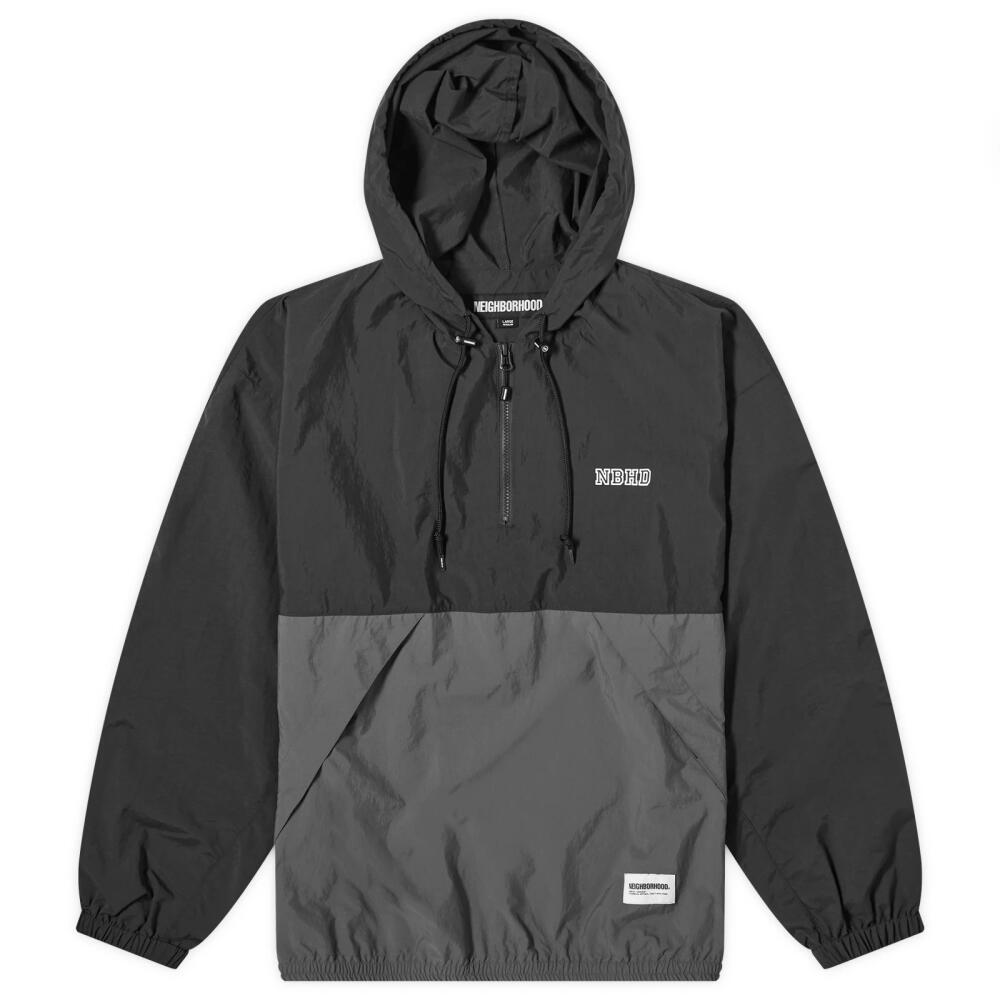 Neighborhood Men's Bicolour Anorak Jacket in Black Cover