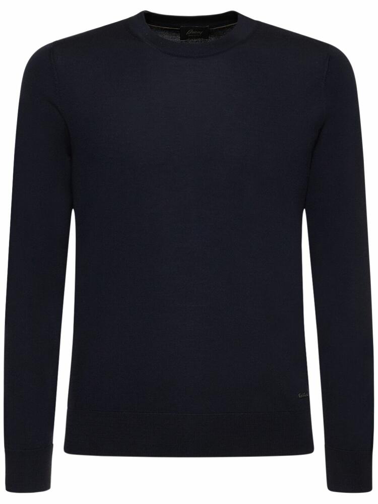 BRIONI Fine Wool Crewneck Sweater Cover